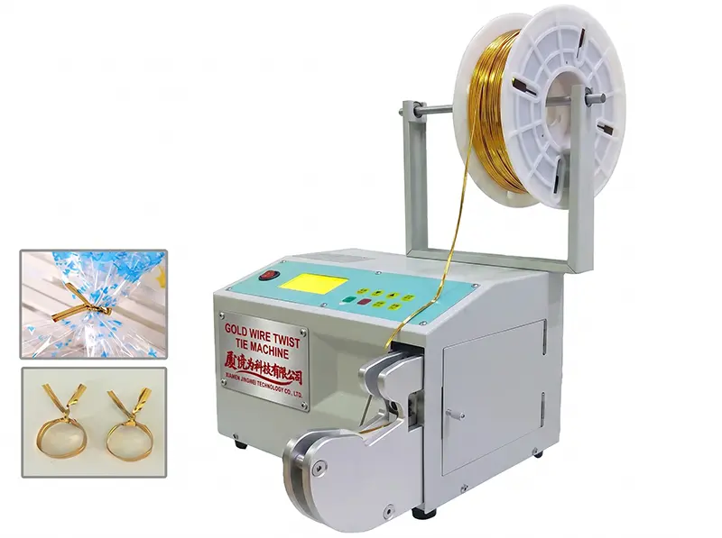 Macchina Automatica per Legature in Filo Dorato per Sacchetti di Plastica e Fiori WPM-GW