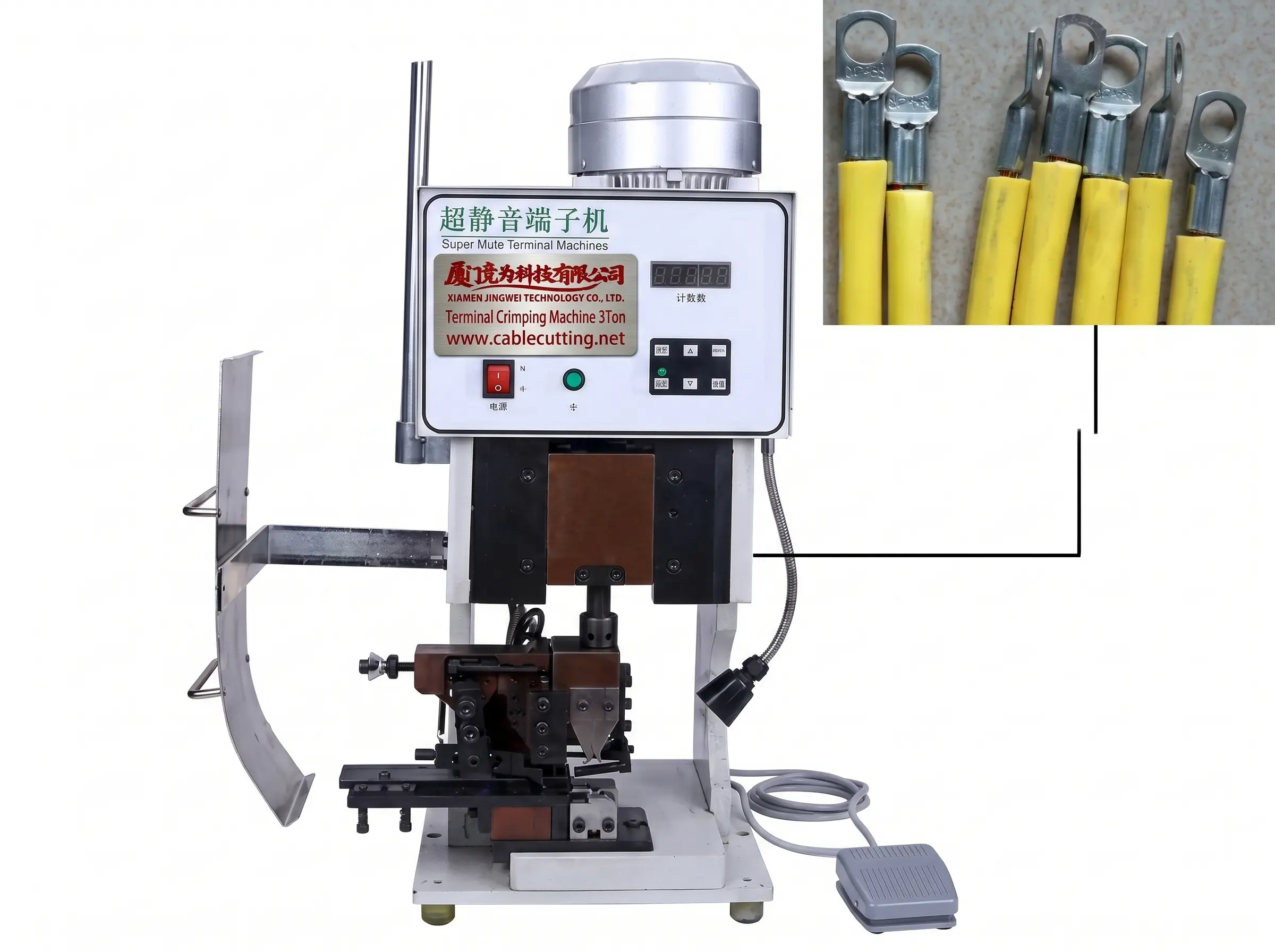 Crimpatrice Semiautomatica Silenziosa WPM-3000S per Terminali