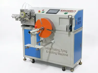 Macchina Automatica Avvolgimento e Legatura Cavi WPM-40-80