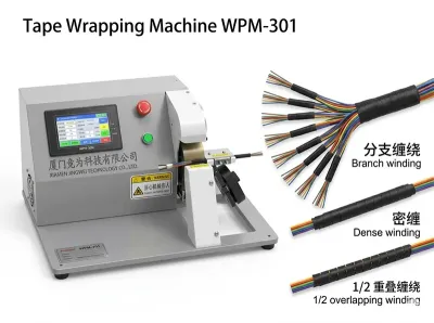Nastratrice Automatica per Bobine e Cavi WPM-301 - Macchina nastratrice