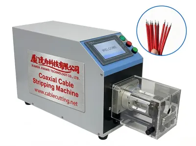 Macchina Spelafili Automatica per Cavi Coassiali e Medicali WPM-6806D