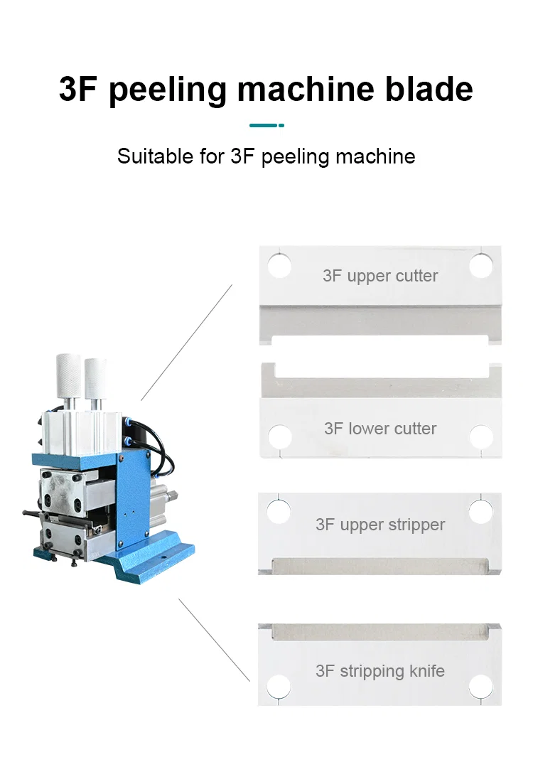 Special Durable blade, 3F Cable core wire stripping pneumatic machine blade Lama speciale durevole, lama pneumatica per macchina per spelatura del filo con anima per cavo 3F