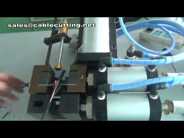 Macchina spellatrice pneumatica e spelacavi elettrico per cavi industriali