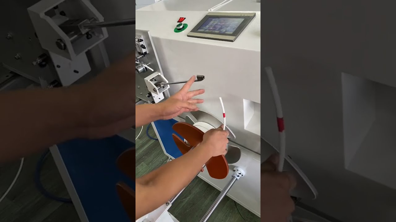 Macchina automatica per tubi purificatore acqua: conteggio, smistamento, taglio, avvolgimento e legatura (1-15 mm)