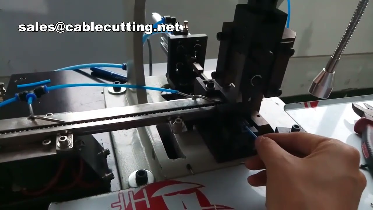 Crimpatrice Automatica a Doppia Testa per Terminali Sciolti – Macchina per Crimpare Cavi e Fili Elettrici