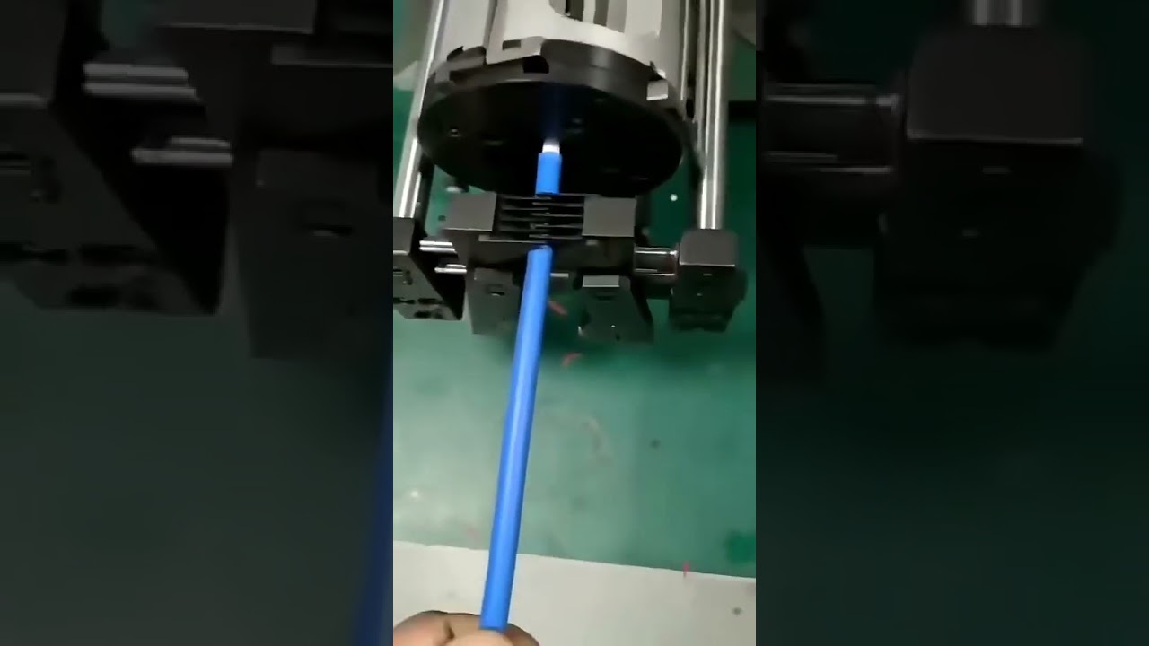 Spelafili Semiautomatico Rotativo per Cavo Coassiale | Macchina per Cavi #factory #machine