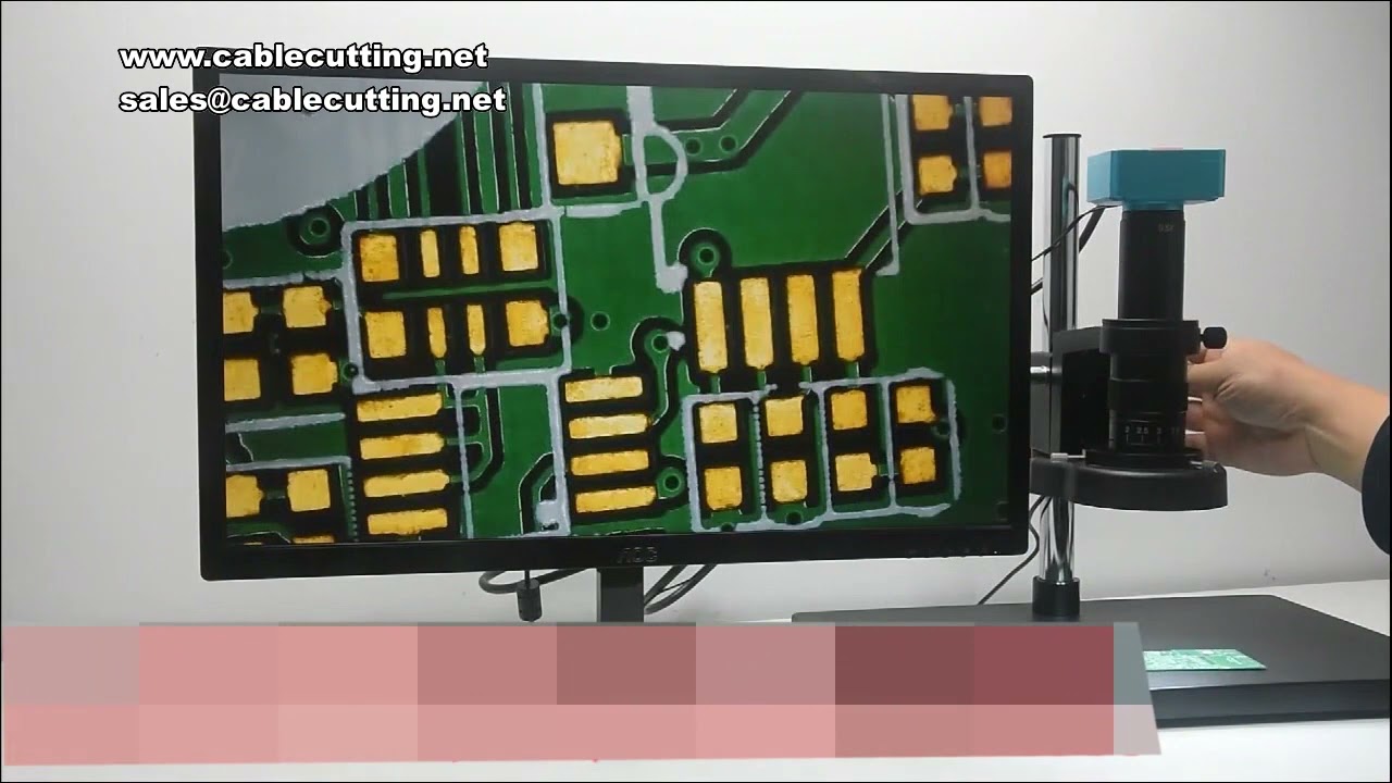 Microscopio 4K HD, Telecamera Industriale per Misurazioni Digitali, Ispezione e Riparazione Ottica