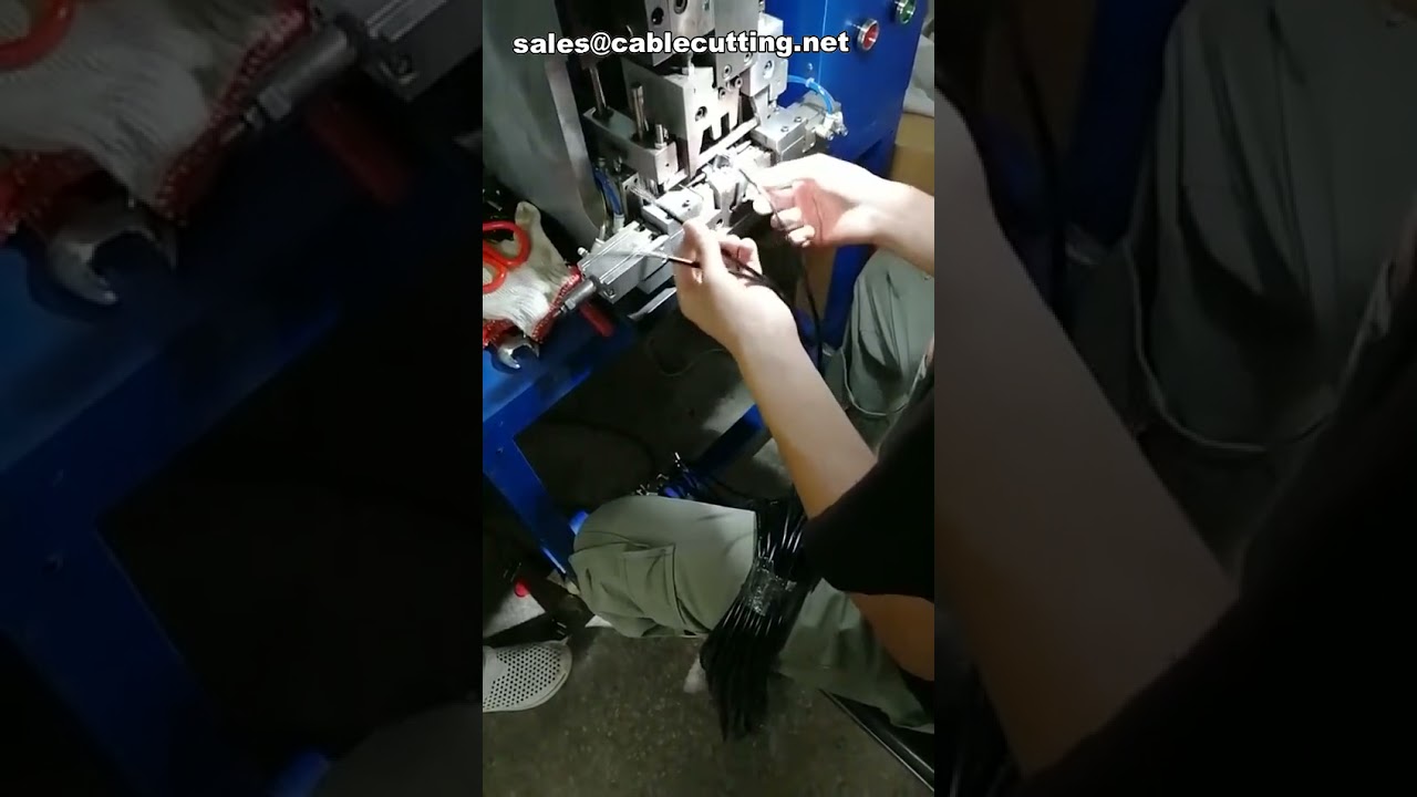 Macchina Automatica per Crimpare e Inserire Spine – Per Spina Francese | Alta Efficienza