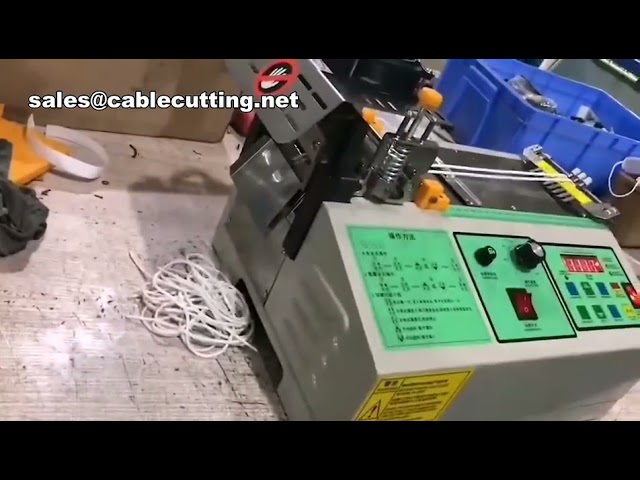 Macchina per taglio elastici per mascherine | Taglio automatico ad alta velocità