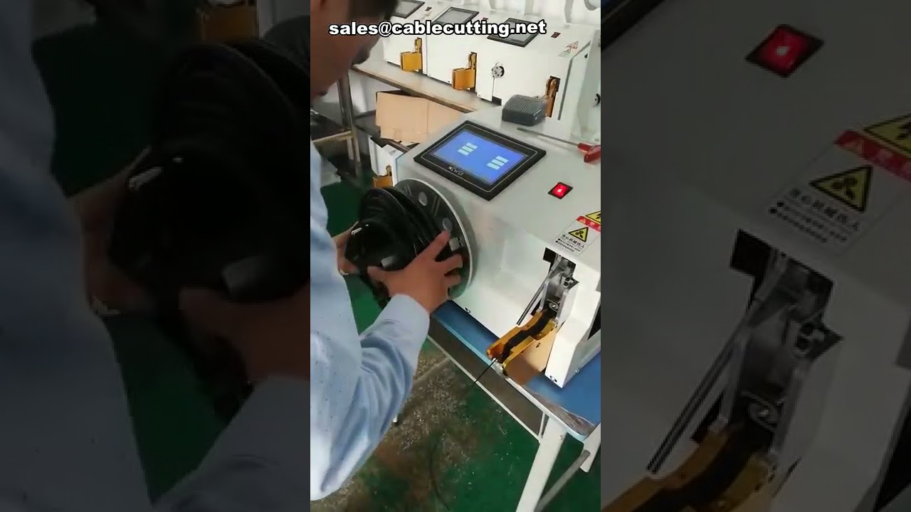 Macchina Avvolgitrice e Legatrice per Cavi: Sistema di Fascettatura Automatica a Torsione