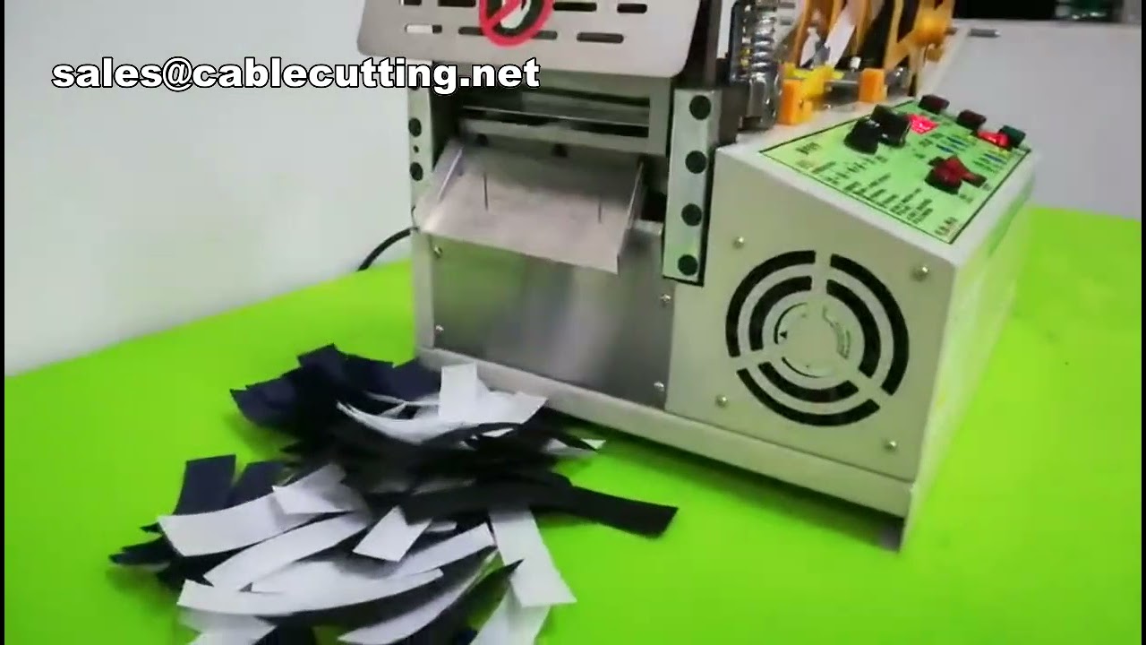 Macchina Automatica per Taglio a Caldo/Freddo di Cinghie in Nylon, Nastri e Fettucce