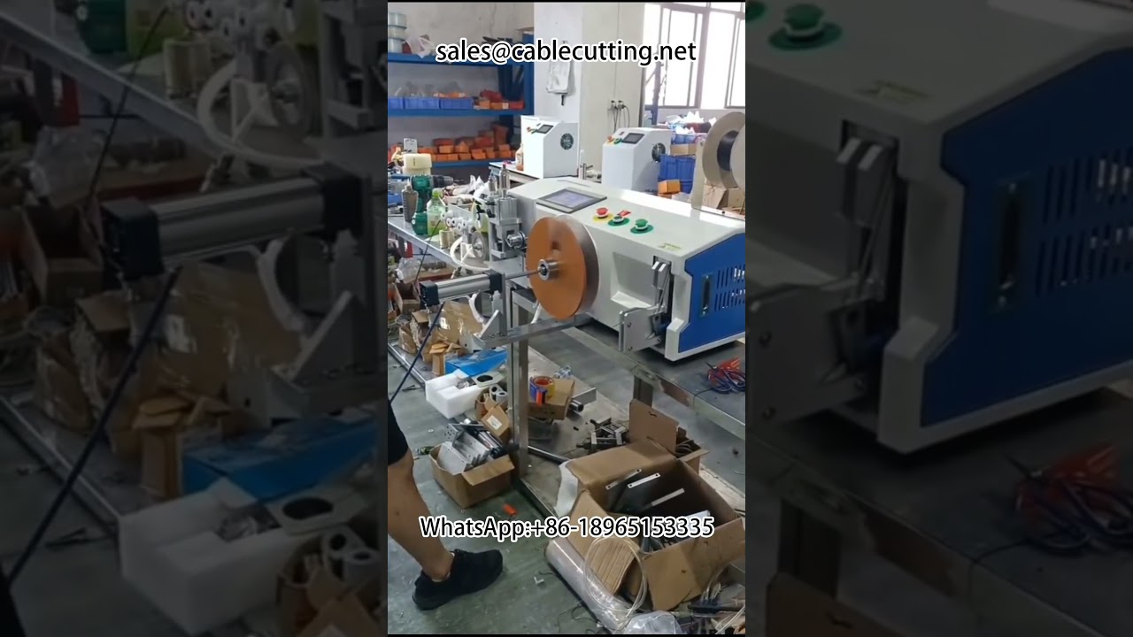 Macchina Avvolgitrice per Fili | Taglio, Conteggio, Avvolgimento e Nastratura Automatica