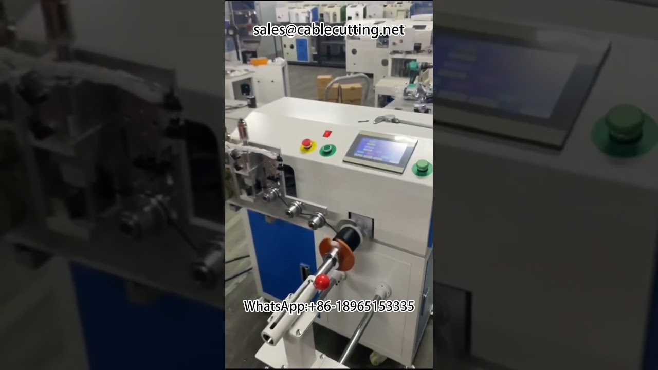 Macchina automatica per avvolgimento e legatura di cavi e fili | Avvolgitrice industriale