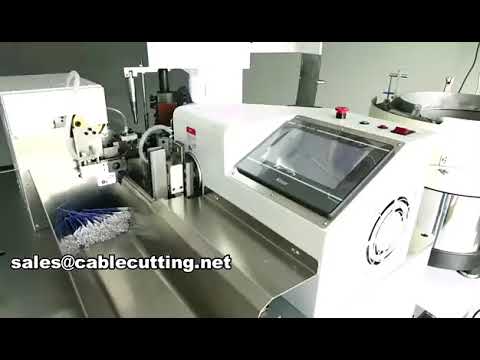 Macchina automatica per crimpatura, inserimento manicotti, torsione e stagnatura cavi WPM-018-HS