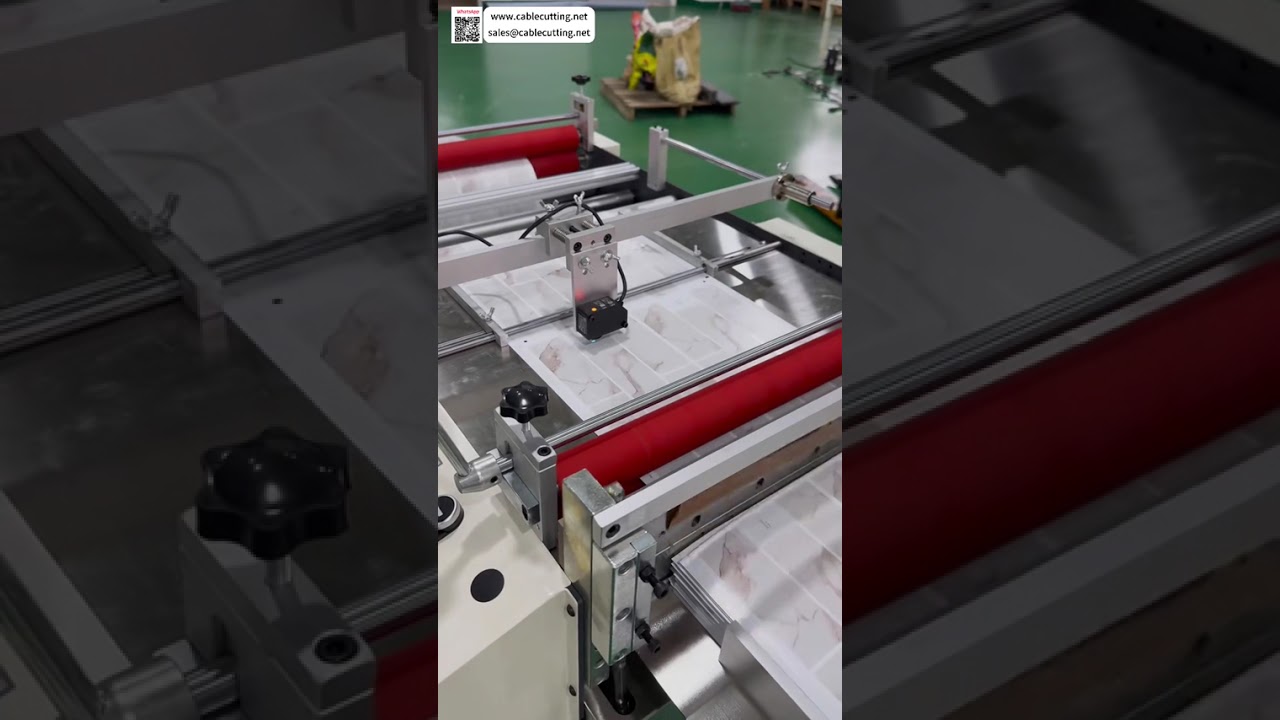 Macchina per Taglio Fogli con Inseguimento Colore ad Alta Precisione - Aggiornamento Continuo delle Prestazioni