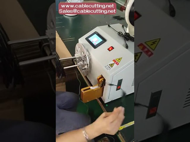 Macchina Automatica per Avvolgimento, Torsione e Legatura di Cavi Elettrici – Ottimizza la Tua Produzione