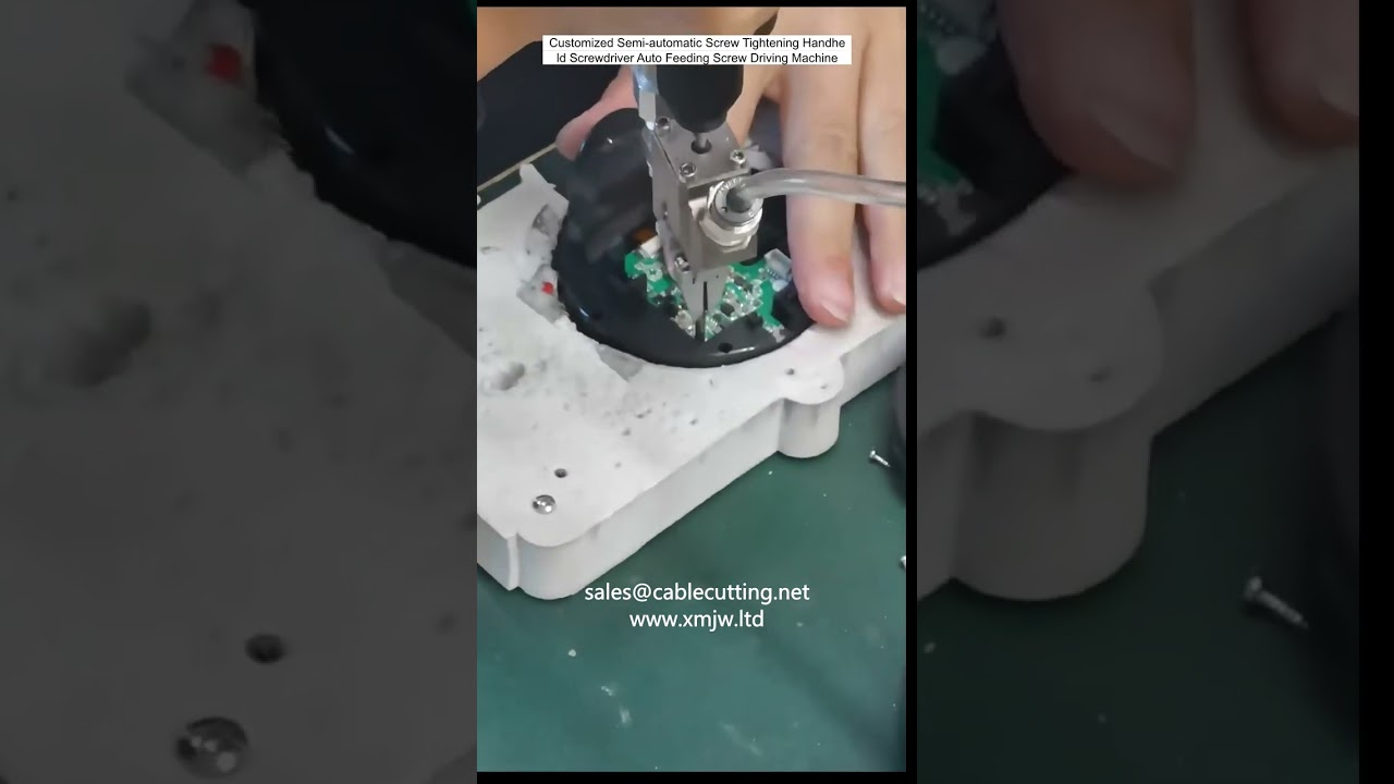Avvitatore semiautomatico personalizzato con alimentazione automatica - Cacciavite portatile per viti