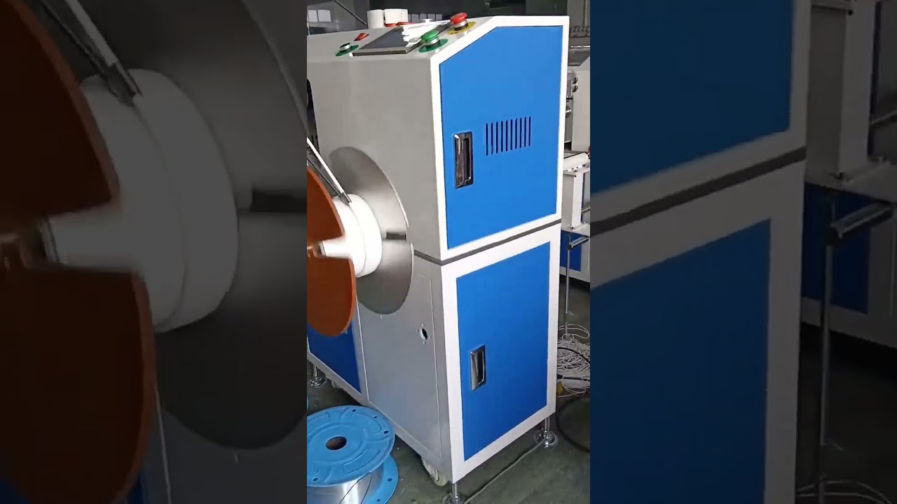 Macchina Automatica a Pavimento per Conteggio Metri, Traversa, Taglio e Avvolgimento Tubi per Purificazione Acqua