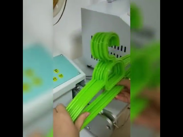 Macchina automatica per legacci in filo dorato per sacchetti di plastica