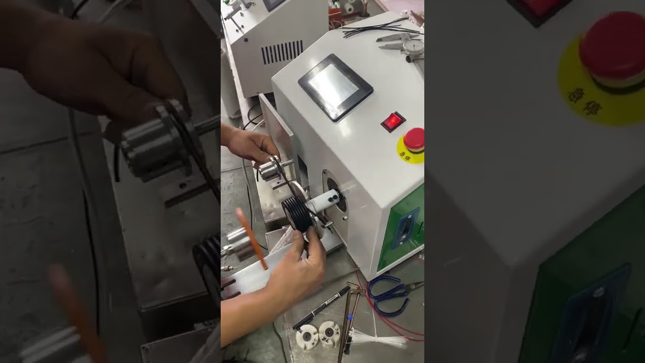 Avvolgitore Automatico con Smistamento, Avvolgimento Ordinato, Arresto Automatico e Piastra Superiore Pneumatica per Fabbrica