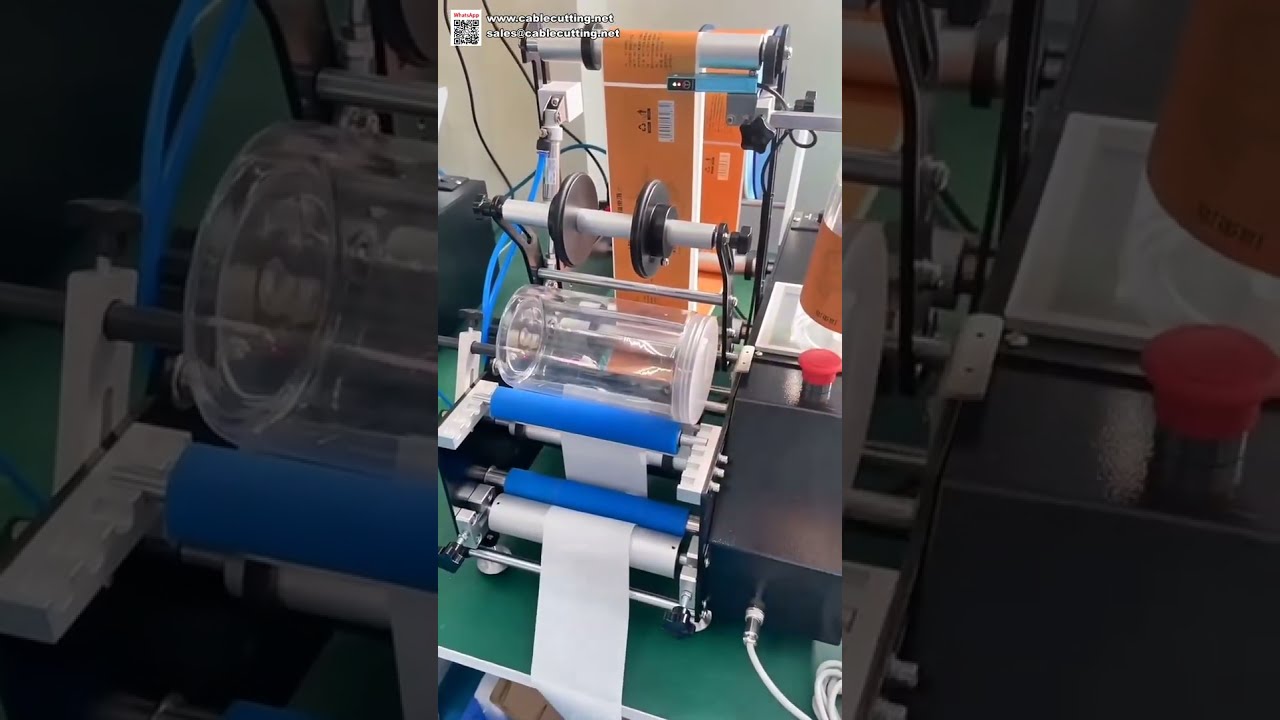 Etichettatrice Semi-Automatica da Tavolo per Bottiglie Tonde, Barattoli e Lattine - Piccola Produzione