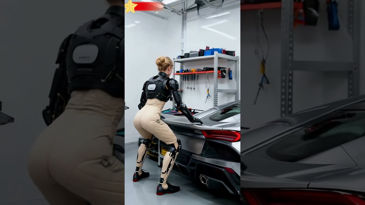 Un androide avanzato mette alla prova una supercar | Robotica, Intelligenza Artificiale e Futuro Tech