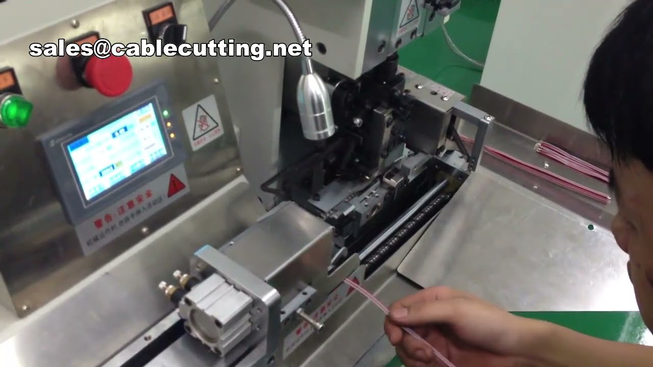Macchina automatica per crimpatura connettori cavi e rimozione isolamento centrale – Chang Zhou Hechang Machinery