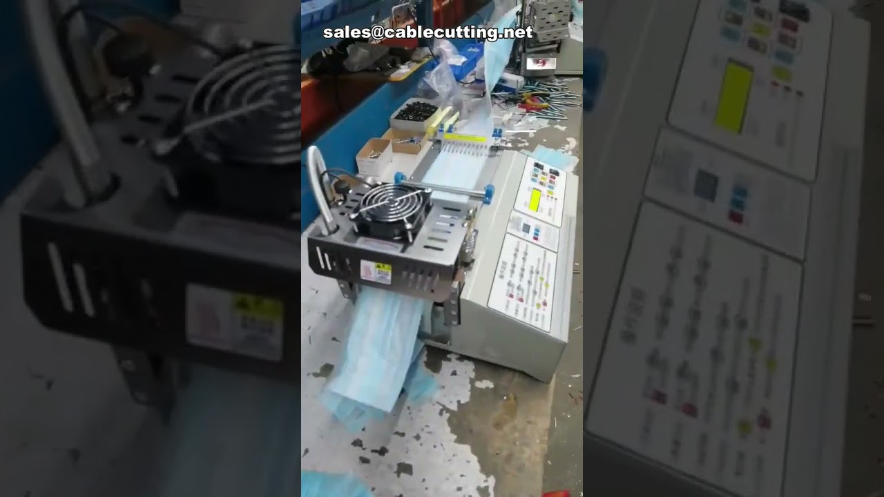 Macchina Automatica per Taglio Corde e Cinture in Poliestere con Coltelli Caldi | Taglierina Elettrica Industriale