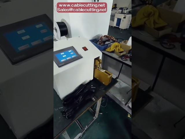 Macchina manuale per legare cavi USB, cavi di alimentazione e fili (diametro 40-80 mm) - Certificata CE
