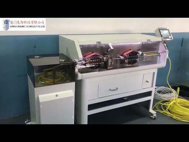Spelafili e tagliafili per cavi spessi e schermati – Macchina professionale per cavi di alimentazione e allarme