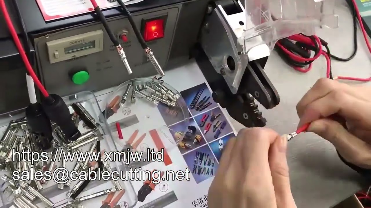 Crimpatrice Elettrica Terminali 220V/110V - Macchina Professionale per Crimpaggio Vari Tipi di Terminali