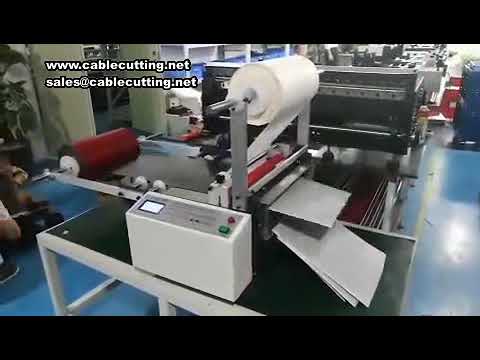 Macchina tagliacarta automatica per carta da parati, carta kraft e foto | Taglio preciso e veloce