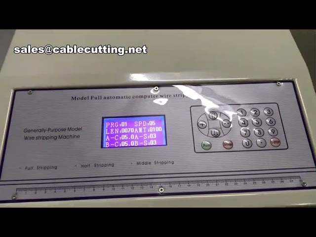 Macchina Spellafili e Tagliacavi per Cavi in Rame Computerizzata e Auto-Regolante