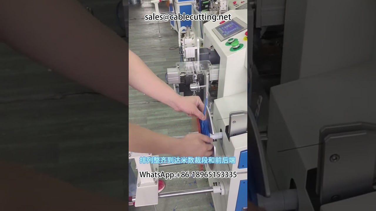 Macchina automatica per conteggio, avvolgimento, legatura e spelatura dei cavi - Ottimizza la lavorazione di fili e reti