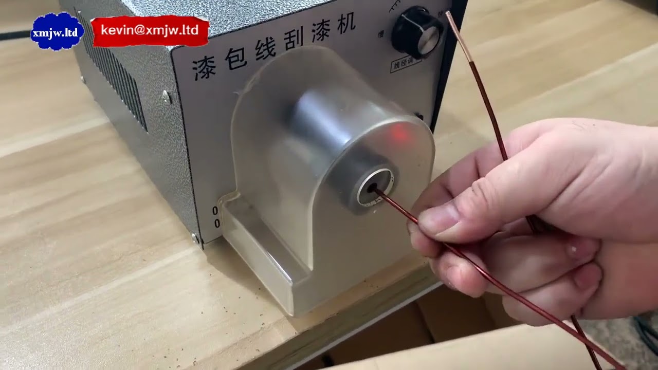Macchina spellafilo smaltato per magneti e trasformatori – Spellatrice automatica per filo di rame