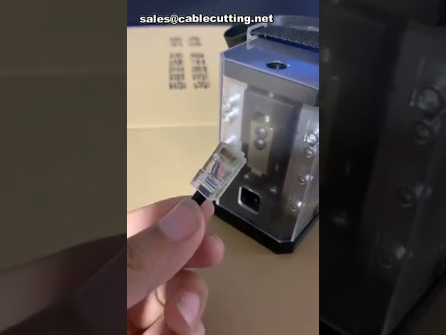Macchina crimpatrice per cavi di rete e fibra ottica 5G – Pressa connettori RJ45 professionale