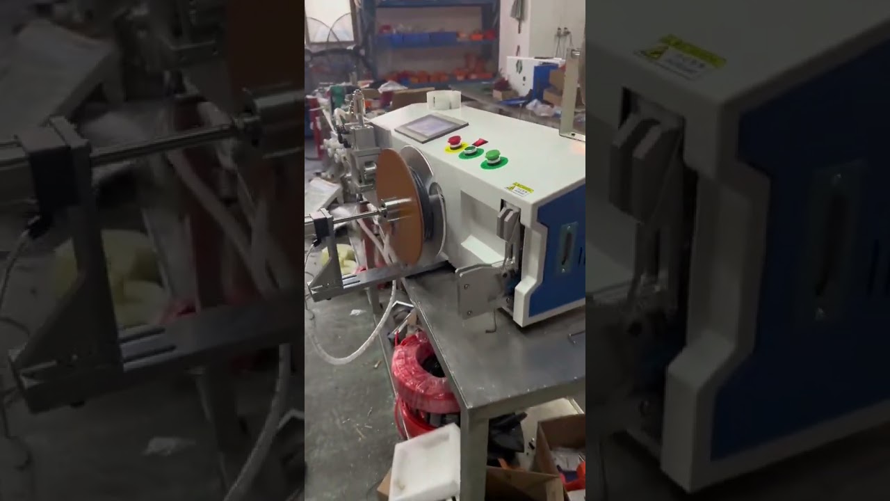 Avvolgitrice e Legatrice Automatica da Banco per Cavi Alimentazione e Fili