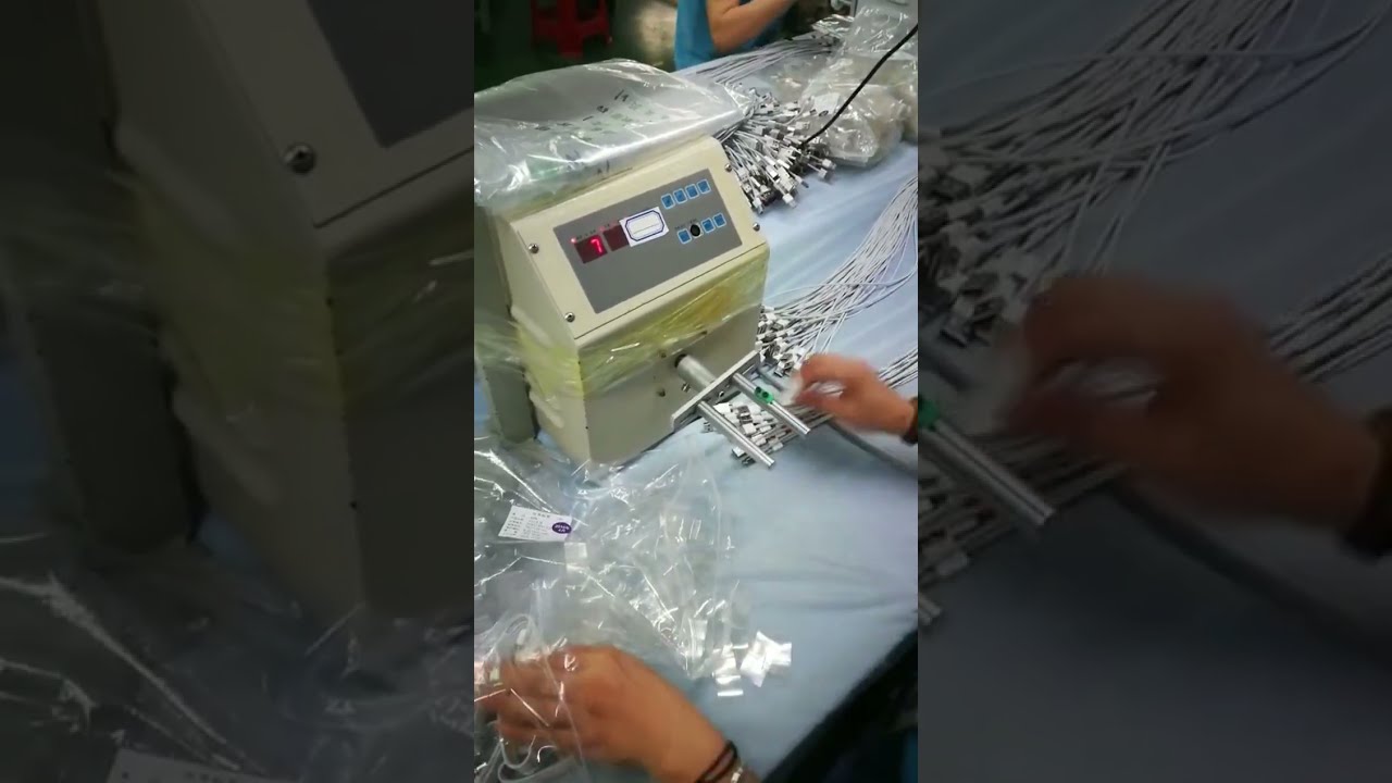 Funzionalità della macchina avvolgitrice semiautomatica #macchina #spelacavi #fabbrica