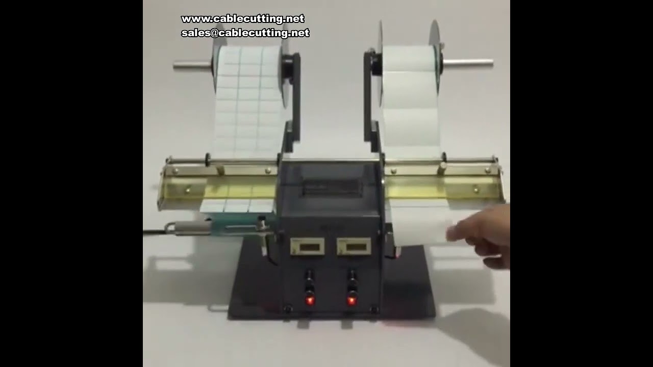 Macchina automatica per rimozione etichette doppia testa 30W – Separazione marchi e codici a barre per cavi 4-200mm