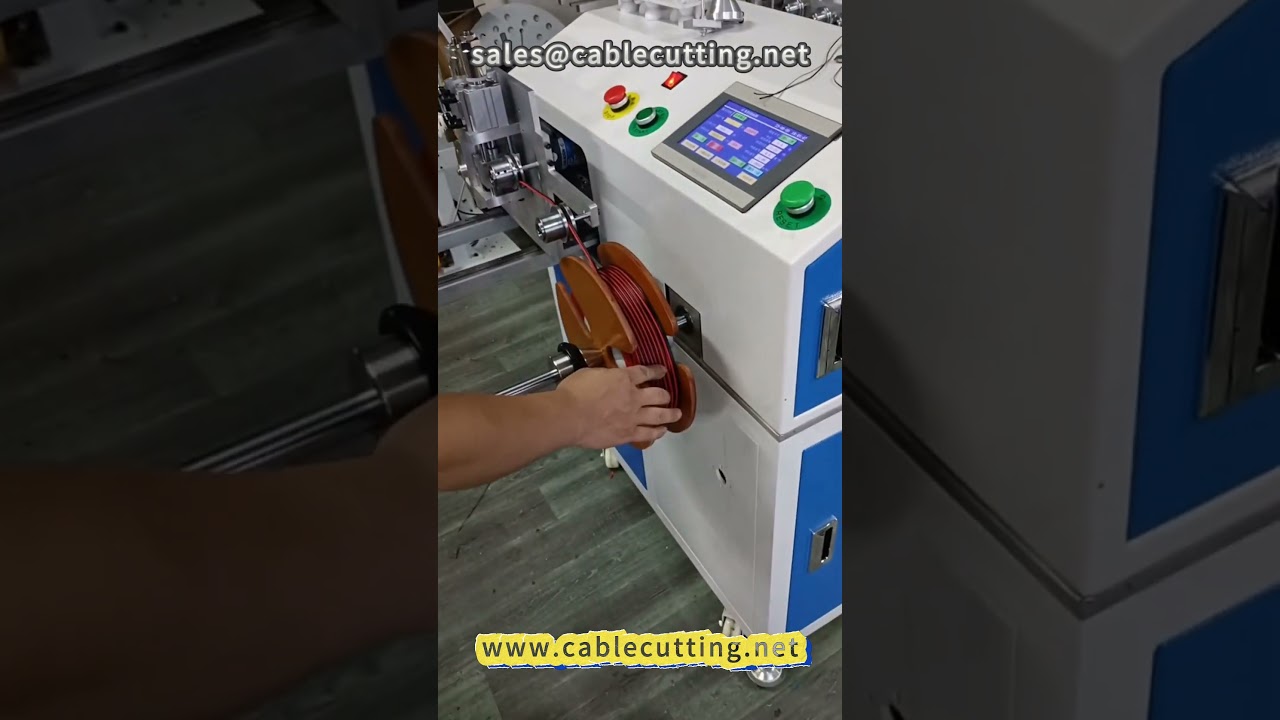 Macchina avvolgitrice a doppio filo parallelo per cavi audio – avvolgimento di precisione # lavorazione fili # cavi audio # avvolgimento