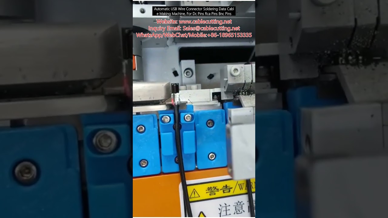 Macchina automatica per saldatura connettori USB e cavi dati – per pin DC, RCA, BNC