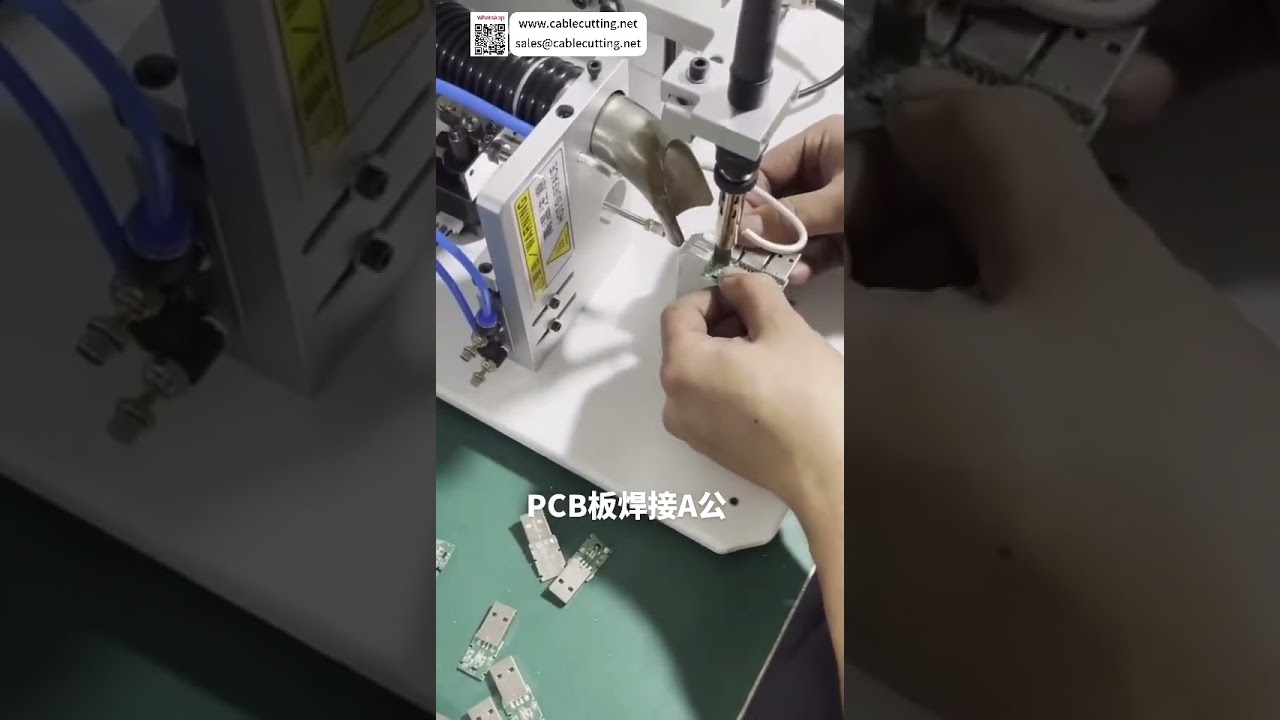 Saldatrice automatica per fili - Macchina ad alta efficienza per saldatura di PCB e cavi elettronici