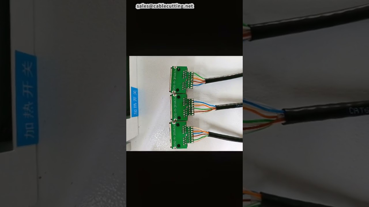 Saldatura semiautomatica a due fasi per connettori a 8 poli | Video dimostrativo in fabbrica