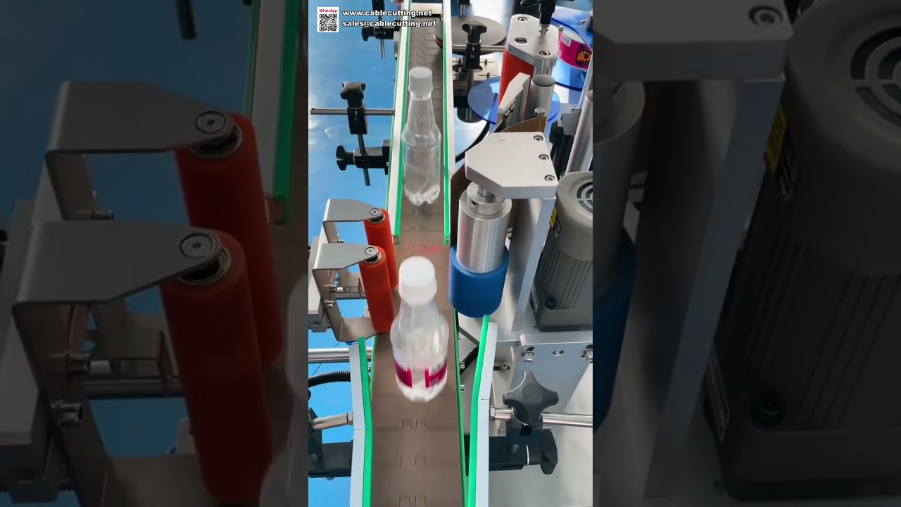 Etichettatrice a 360° per Bottiglie Rotonde: Applicatore Sticker ad Alta Velocità per Contenitori