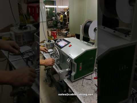Macchina automatica per attorcigliare e legare cavi di alimentazione