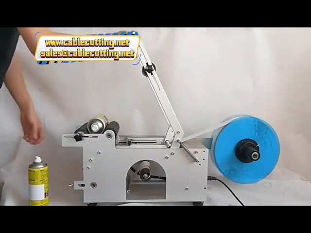 Etichettatrice Manuale da Tavolo MT-50 per Bottiglie Vino, PET e Lattine – Applicatore di Etichette con Stampante Data