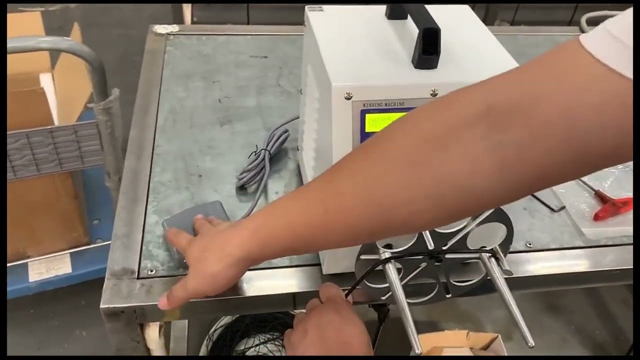 Macchina Automatica per Legatura, Avvolgimento, Bobinatura, Taglio e Spellatura di Fili