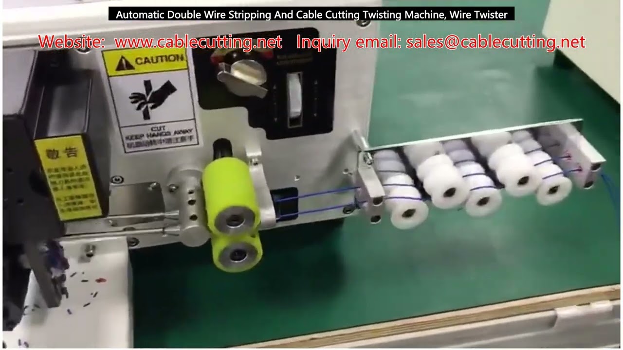 Macchina automatica per spellatura doppia, taglio e torsione cavi - Twister per fili