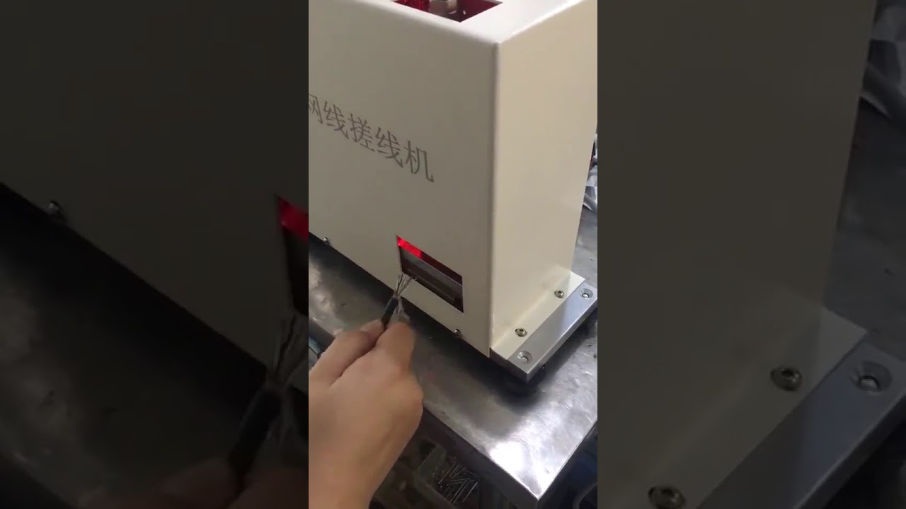 Macchina raddrizzacavi RJ45: Automazione perfetta per Ethernet