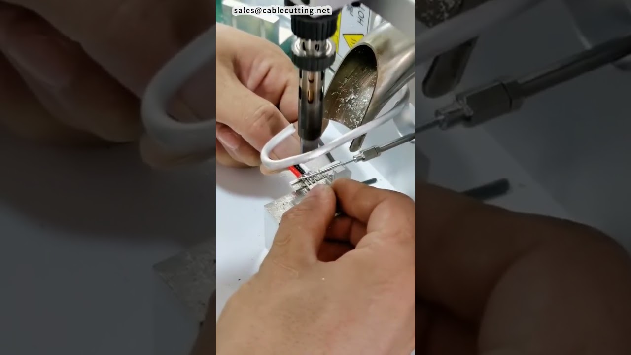 Macchina saldatrice per transistor e saldatore a filo: saldatura efficiente